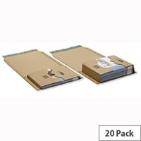 Ambassador Mailing Boxes 300x215x90mm Brown Pack of 20