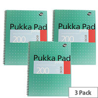 Pukka Pad Jotta A4 Punched Notebook Ruled 200 Pages Pack 3