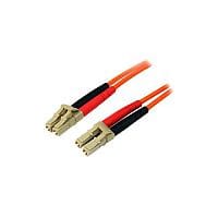 StarTech 2m Fiber Optic Cable Multimode Duplex 50/125 LSZH LC/LC OM2 LC to LC Fiber Patch Cable 2 x LC Male Network 2 x LC Male Network Orange