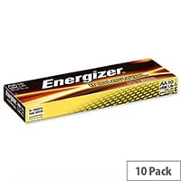Energizer Industrial AA Battery 1.5V Long Life LR6 (Pack 10) 636105