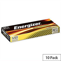 Energizer Industria AAA Battery 1.5V Long Life LR03 (Pack 10) 636106 