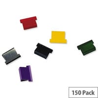 Rapesco Supaclip ''40'' Refill Clips Multicoloured (Pack of 150)
