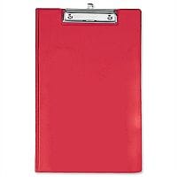 Rapesco Foolscap Clipboard Fold Over Red