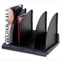 Avery DTR Eco Book Rack 4 Sections Black