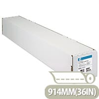 HP C6020B White Coated Inkjet Plotter Paper 914mm x 45.7m 90gsm