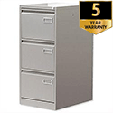 3 drawers flush front cabinet