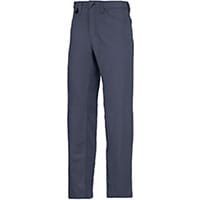 Snickers 6400 Service Trousers Chinos Navy Waist 35 Inches Inside leg 30 Inches Size 100 WW1