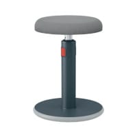 Leitz Ergo Cosy Active Sit/Stand Stool - 370x370x690mm, Velvet Grey 65180089
