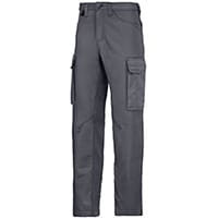 Snickers 6800 Service Trousers Steel Grey Waist 30 Inches Inside leg 30 Inches Size 88