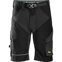 Snickers 6914 FlexiWork, Work Shorts+ Black Size: 64