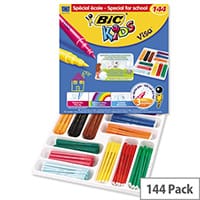 Bic Kids Assorted Visa Felt Pens Pack Of 144 Pens