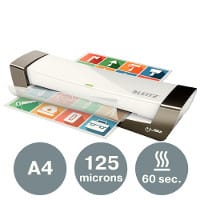 Leitz iLam Office A4 Laminator Silver & White 72511084