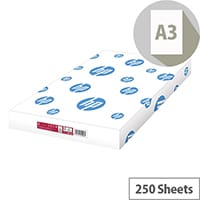 HP Hewlett Packard A3 120gsm White Laser Printer Paper 250 Sheets HCL1030