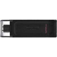 Kingston Technology DataTraveler 70 USB flash drive 128 GB USB Type-C 3.2 Gen 1 (3.1 Gen 1) Black