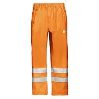 Snickers 8243 High-Vis PU Rain Trousers Class 2 Orange