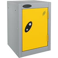 Probe Quarto 1 Door Locker Cam Lock ACTIVECOAT W305xD460xH480mm Silver Body Yellow Door 7 Year Warranty