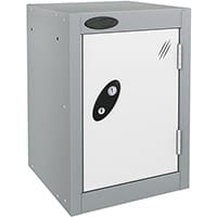 Probe Quarto 1 Door Locker Cam Lock ACTIVECOAT W305xD460xH480mm Silver Body White Door 7 Year Warranty