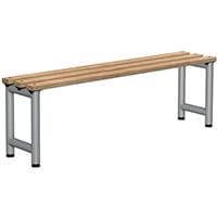 Probe Round Tube Single Sided Bench Senior Type B L1500xD305xH475mm Light Ash Slat 7 Year Warranty