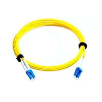 LC-LC Fibre Optic Patch Cord - High-Speed, Yellow, S Patchcord, Reliable Data Transmission