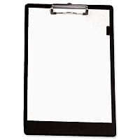5 Star Office Standard Clipboard with PVC Cover Foolscap Black