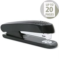 Plastic Stapler Black-Grey Full Strip 20 Sheets 5 Star