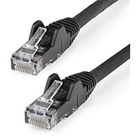 StarTech.com 10m CAT6 Ethernet Cable - LSZH (Low Smoke Zero Halogen) - 10 Gigabit 650MHz 100W PoE RJ45 10GbE UTP Network Patch Cord Snagless with Strain Relief - Black, CAT 6, ETL Verified, 24AWG