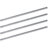 5 Star Office Risers for Letter Tray Chrome Plated 152mm Pack 4