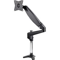 StarTech.com Desk Mount Monitor Arm for Single VESA Display up to 32 Inches or 49 Inches Ultrawide 8kg/17.6lb - Full Motion Articulating & Height Adjustable - C-Clamp, Grommet - Single Monitor Arm