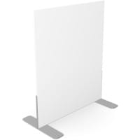 Ashford Floor Standing Fixed Screen 1200mm High 1000mm Wide White