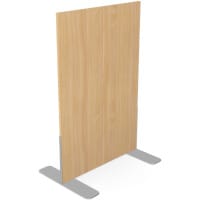 Ashford Floor Standing Fixed Screen 1200mm High 800mm Wide Beech
