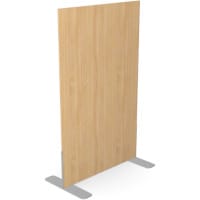 Ashford Floor Standing Fixed Screen 1600mm High 1000mm Wide Beech