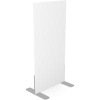 Ashford Floor Standing Fixed Screen 1600mm High 800mm Wide White