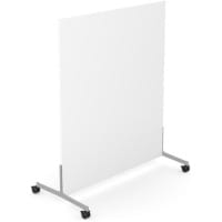 Ashford Floor Standing Mobile Screen 1200mm High 1000mm Wide White