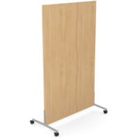 Ashford Floor Standing Mobile Screen 1600mm High 1000mm Wide Beech