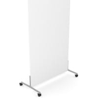 Ashford Floor Standing Mobile Screen 1600mm High 1000mm Wide White