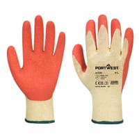 Portwest A100 Grip Glove Orange Medium