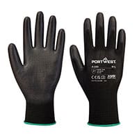 Portwest A120 PU Palm Glove Black XL
