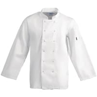 Whites Vegas Unisex Chefs Jacket Long Sleeve White L