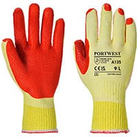 Portwest A135 Tough Grip Glove Yellow & Orange XXL