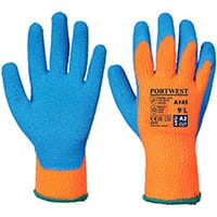 Portwest A145 Cold Grip Glove Orange & Blue Large