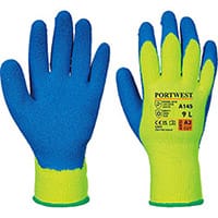 Portwest A145 Cold Grip Glove Yellow & Blue XXL
