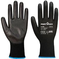 Portwest A195 Touchscreen Glove - PU Black Size XXL Regular Fit