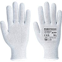 Portwest A197 Antistatic Shell Glove Grey Small