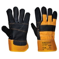 Portwest A200 Furniture Hide Glove Yellow XL