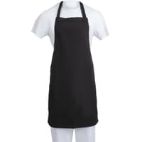 Whites Bib Apron Polycotton Black