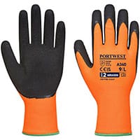 Portwest A340 Hi-Vis Grip Glove Orange & Black Large