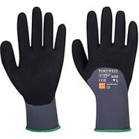 Portwest A352 Dermiflex Ultra Glove Grey & Black Medium