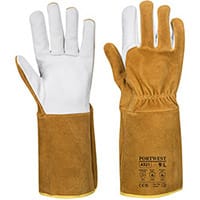 Portwest A521 TIG Ultra Welding Gauntlet Brown XL