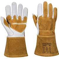 Portwest A540 Ultra Welding Gauntlet Brown XXL