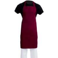 Whites Bib Apron Burgundy